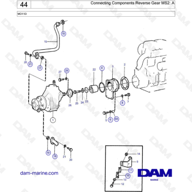Volvo Penta MD11D -...