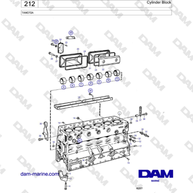 Volvo Penta TAMD72 - Bloque...