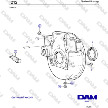 Volvo Penta TAMD72 -...