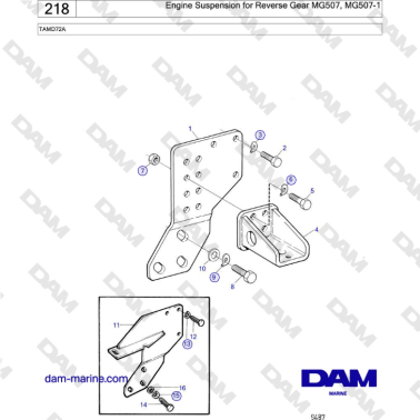 Volvo Penta TAMD72 -...