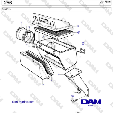 Volvo Penta TAMD72A - Air Filter