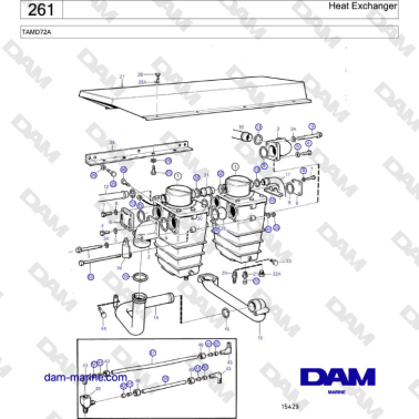 Volvo Penta TAMD72A - Heat Exchanger