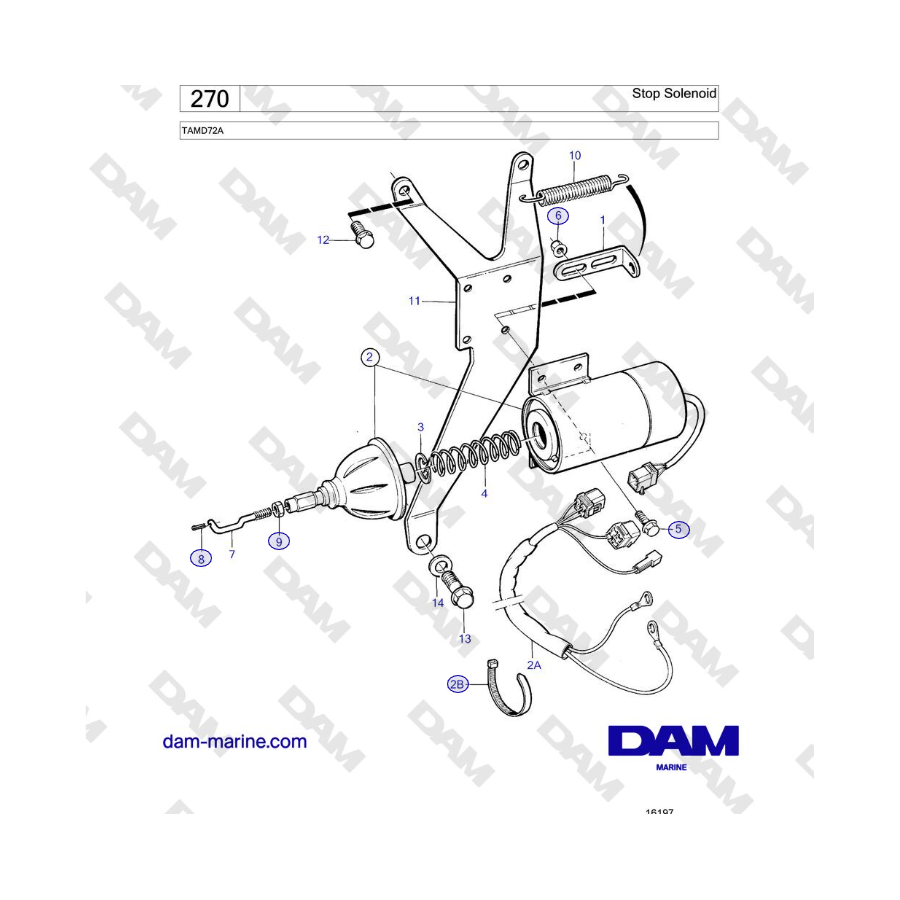 Volvo Penta TAMD72A - Engine Speed Control