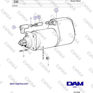 Volvo Penta TAMD72A - Motor...