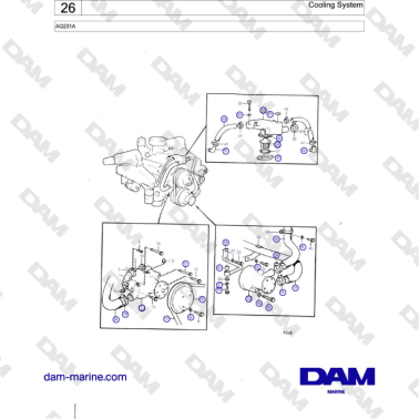 Volvo Penta AQ231A - Cooling System