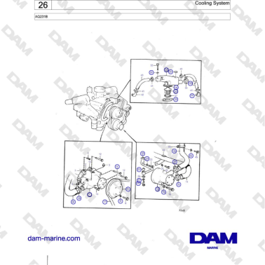 Volvo Penta AQ231B -...