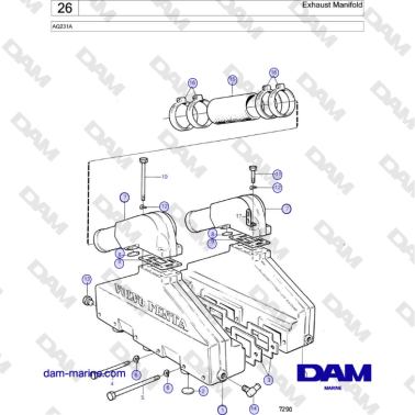 Volvo Penta AQ231A -...