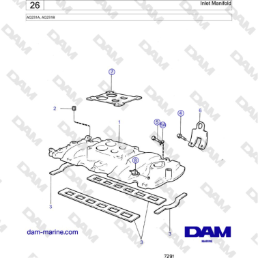 Volvo Penta AQ231A, AQ231B...