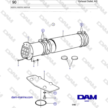 Volvo Penta AQ231A, AQ231B,...