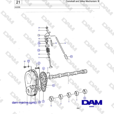 Volvo Penta AQ255B -...