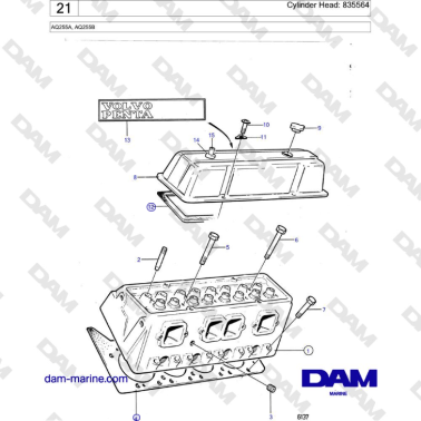 Volvo Penta AQ255A -...
