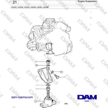 Volvo Penta AQ200C, AQ200D,...