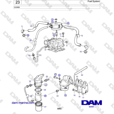 Volvo Penta AQ260B -...