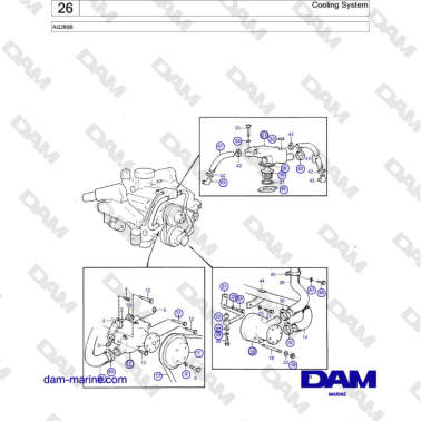 Volvo Penta AQ260B -...