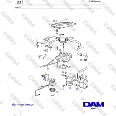 Volvo Penta AQ271C -...