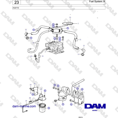 Volvo Penta AQ271D -...