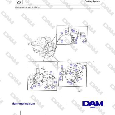 Volvo Penta AQ271 - Cooling...