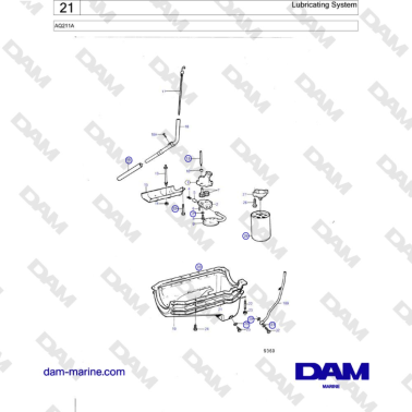 Volvo Penta AQ211 - Sistema...