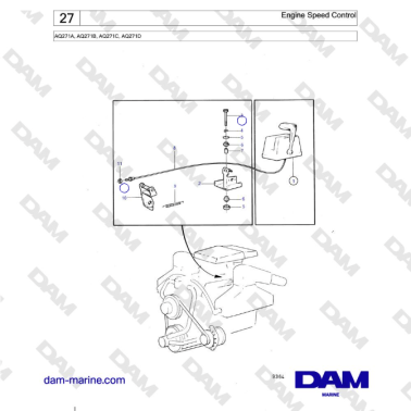 Volvo Penta AQ271 - Control...