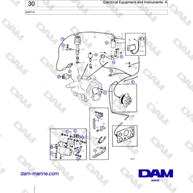 Volvo Penta AQ271A - Electrical Equipment and Instruments: A