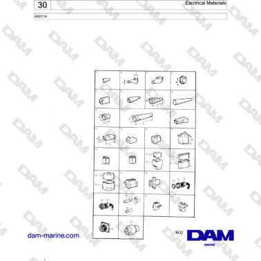 Volvo Penta AQ211 - Electrical Materials