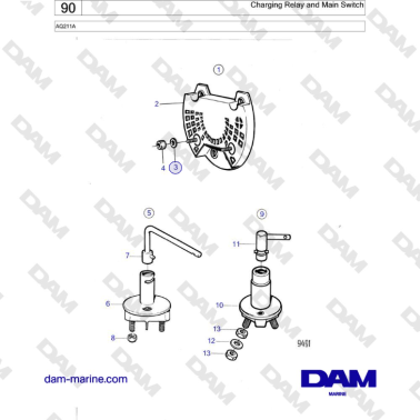 Volvo Penta AQ211A -...
