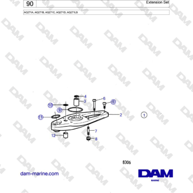 Volvo Penta AQ271 - Hélice,...