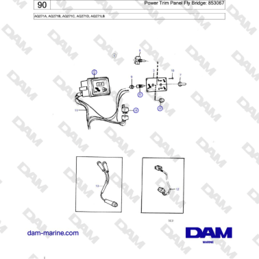 Volvo Penta AQ271 - Panel...