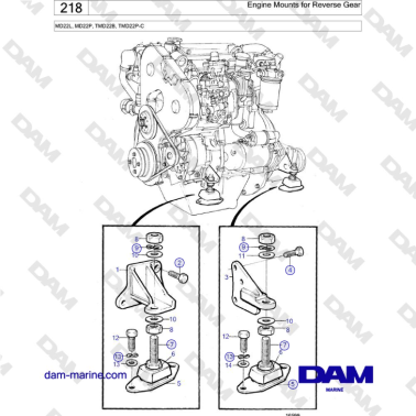 Volvo Penta MD22L, MD22P,...