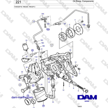 Volvo Penta TAMD22P-B,...