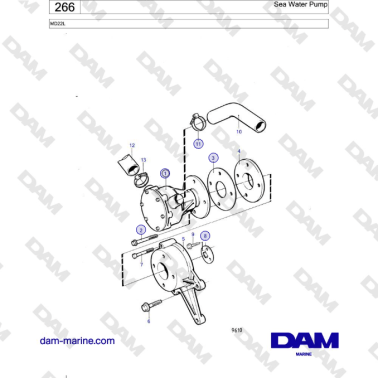 Volvo Penta MD22L - Bomba...