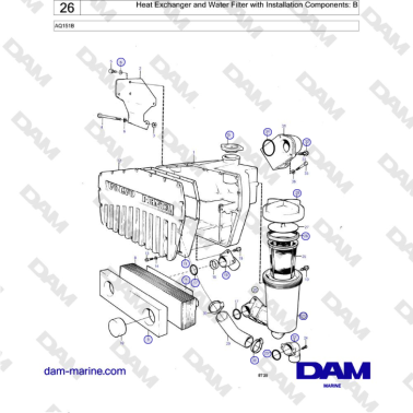 Volvo Penta AQ151B -...