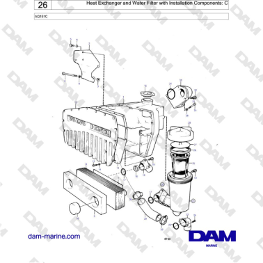 Volvo Penta AQ151C -...