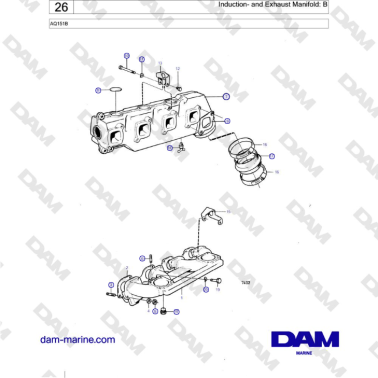 Volvo Penta AQ151B -...