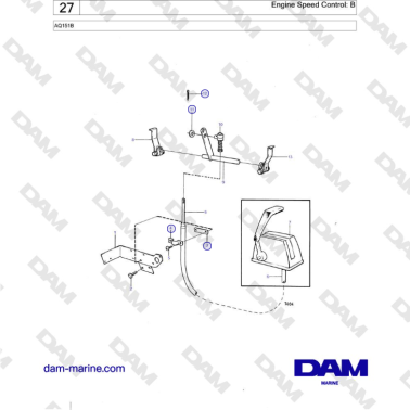 Volvo Penta AQ151B - Engine...