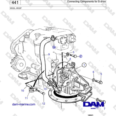 Volvo Penta MD22L, MD22P -...