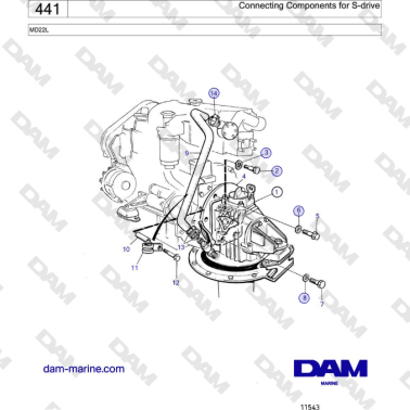 Volvo Penta MD22L -...