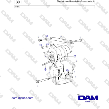 Volvo Penta AQ151A -...
