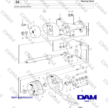 Volvo Penta AQ151A, AQ151B,...