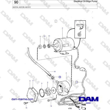 Volvo Penta AQ151A, AQ151B,...