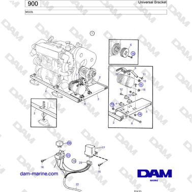 Volvo Penta MD22L -...