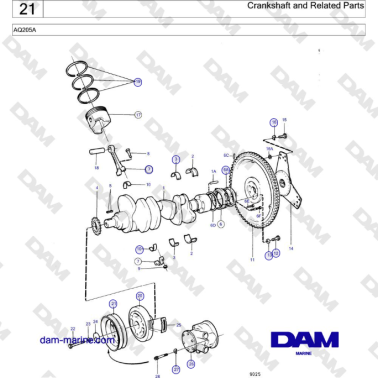 Volvo Penta AQ205A - Albero...