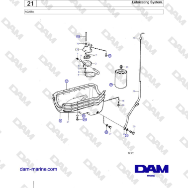 Volvo Penta AQ205A -...