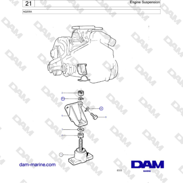 Volvo Penta AQ205A -...