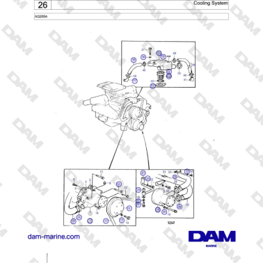 Volvo Penta AQ205A -...