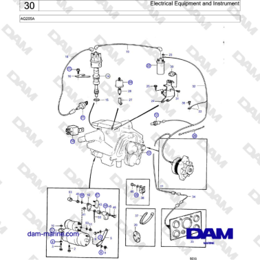 Volvo Penta AQ205A -...