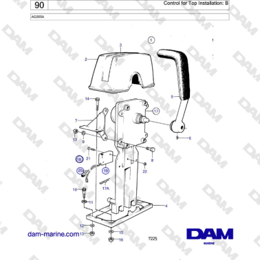 Volvo Penta AQ205A -...