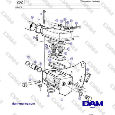 Volvo Penta KAD43P-B - Caja...