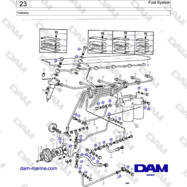 Volvo Penta TAMD60A - Fuel...