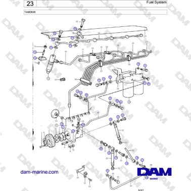 Volvo Penta TAMD60B - Fuel...